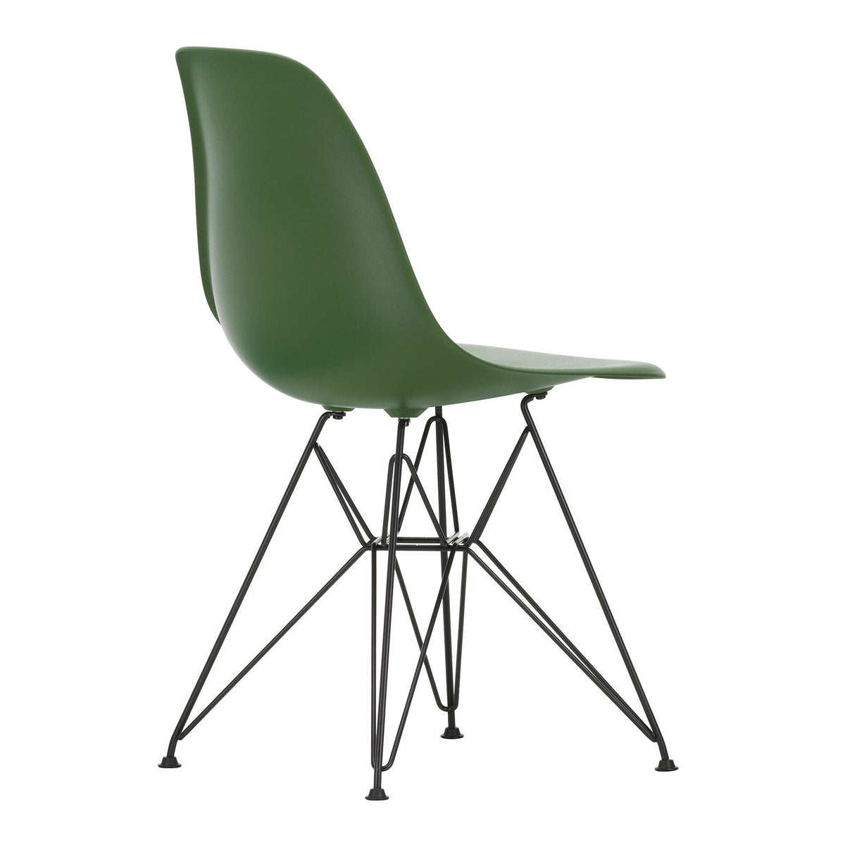 Vitra Eames Plastic Side Chair DSR RE Gestell schwarz