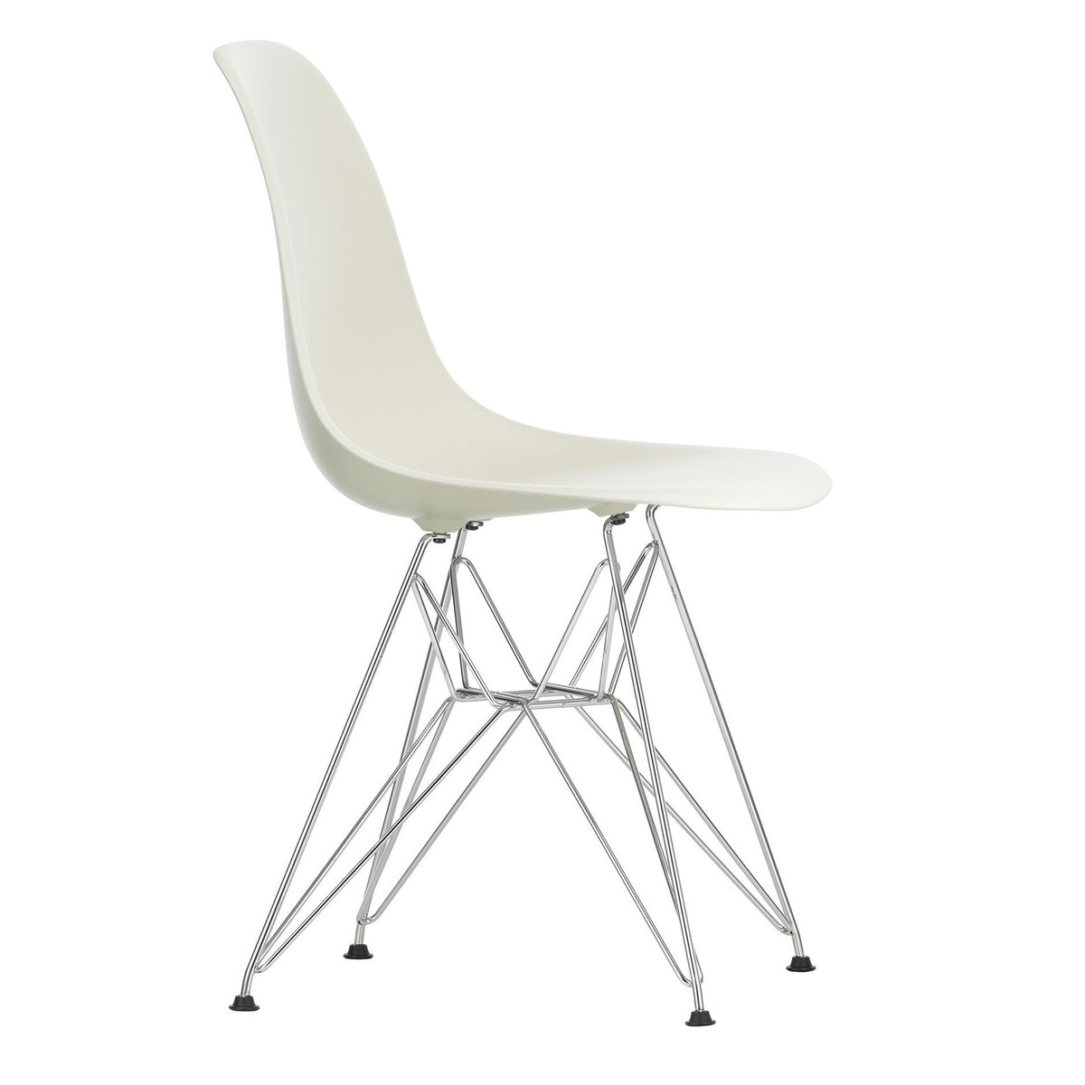 Vitra Eames Plastic Side Chair DSR RE verchromt