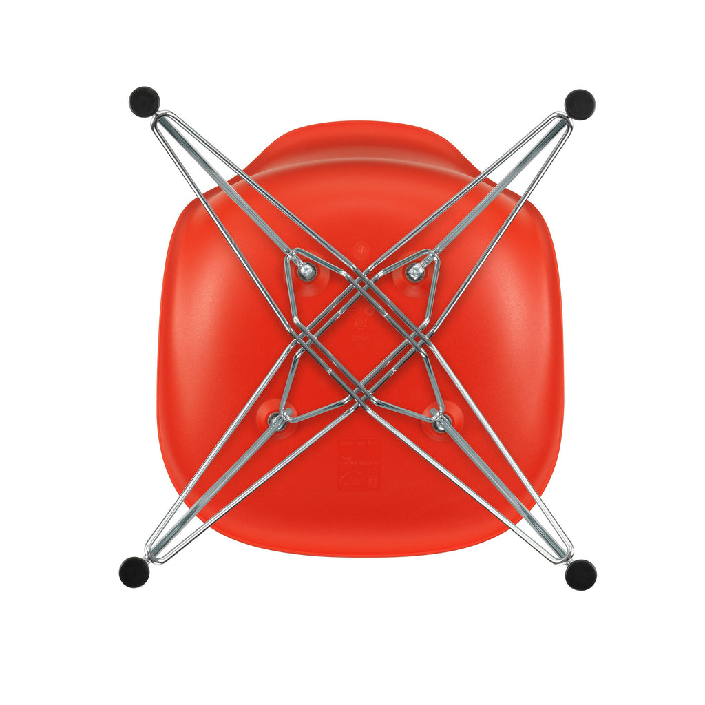 Vitra Eames Plastic Side Chair DSR RE verchromt