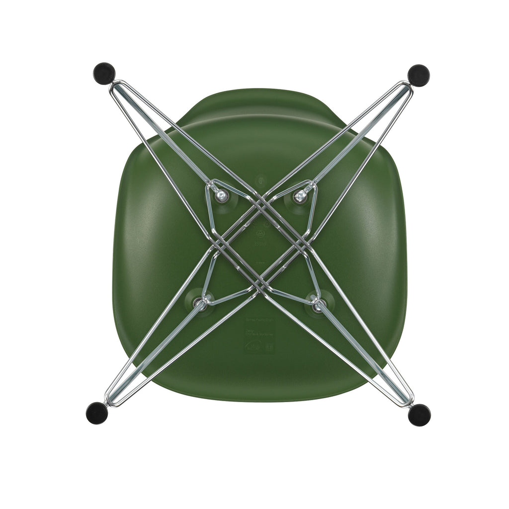 Vitra Eames Plastic Side Chair DSR RE verchromt