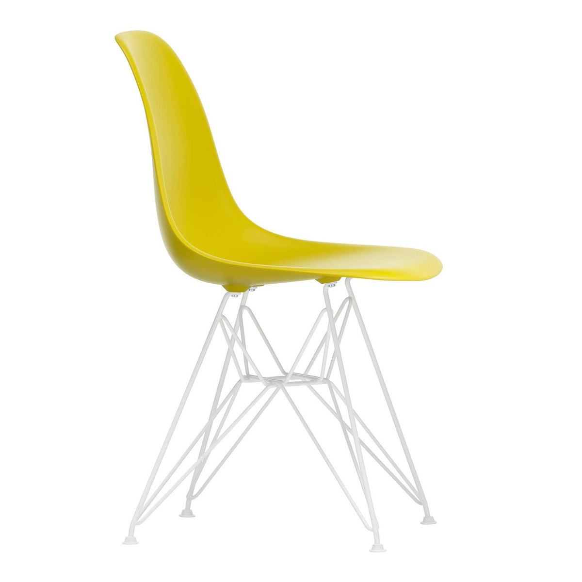 Vitra Eames Plastic Side Chair DSR RE Gestell weiß