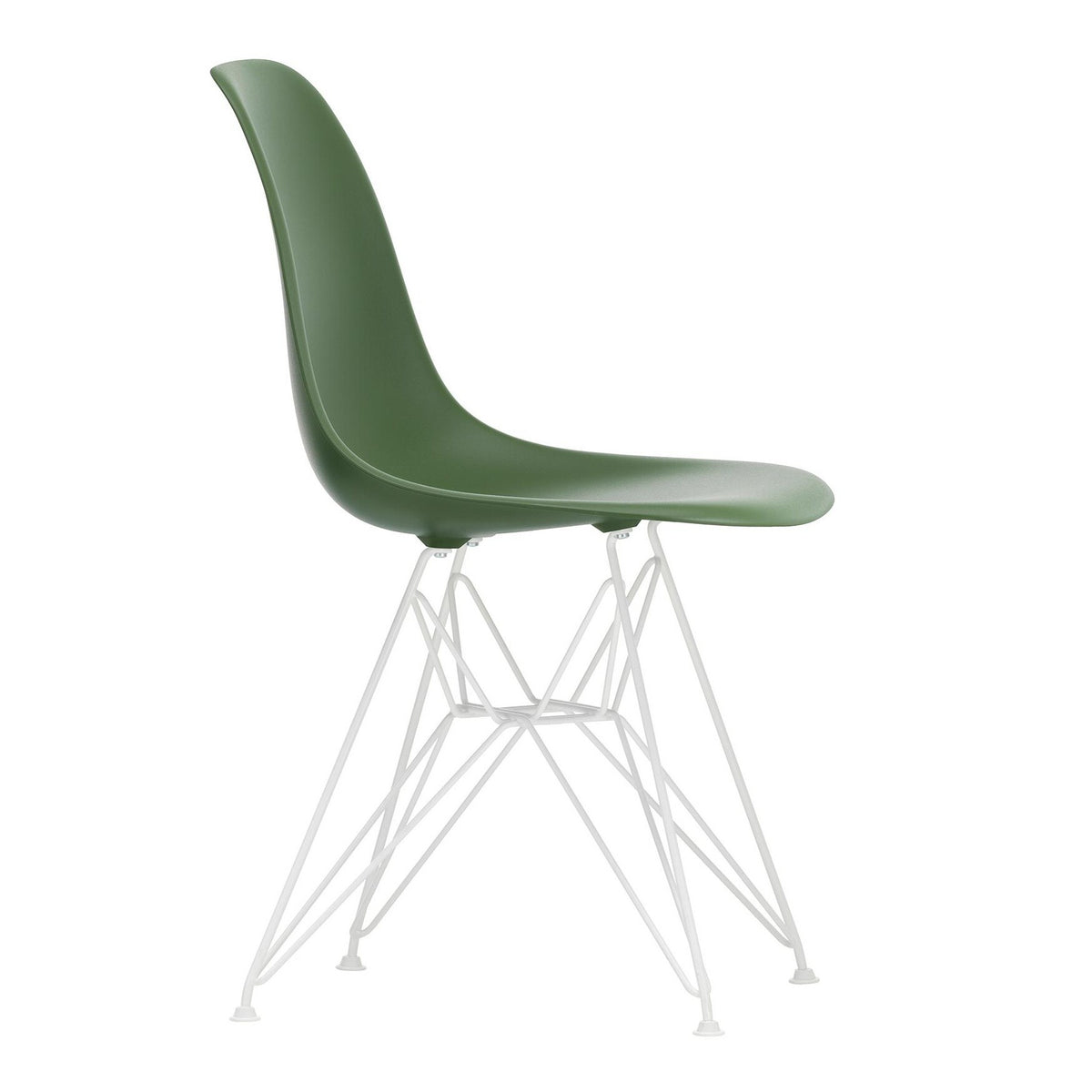 Vitra Eames Plastic Side Chair DSR RE Gestell weiß