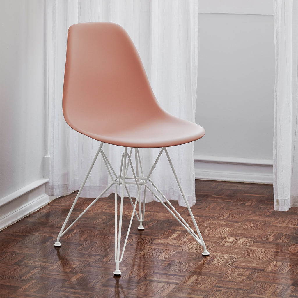 Vitra Eames Plastic Side Chair DSR Gestell weiß