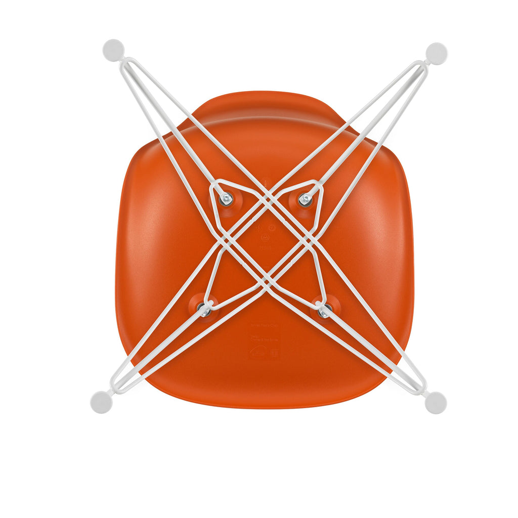Vitra Eames Plastic Side Chair DSR RE Gestell weiß