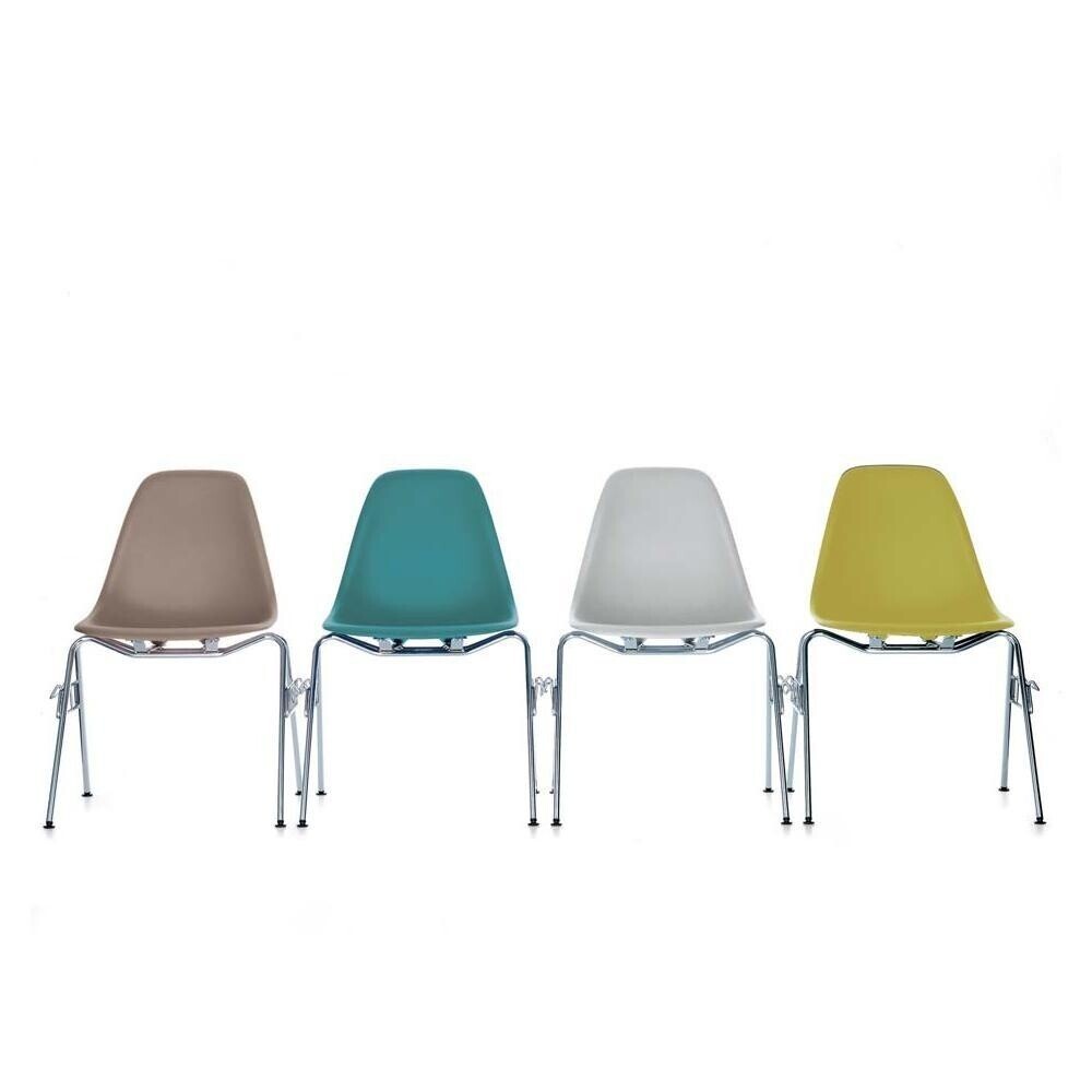 Vitra Eames Plastic Side Chair DSS RE Gestell verchromt