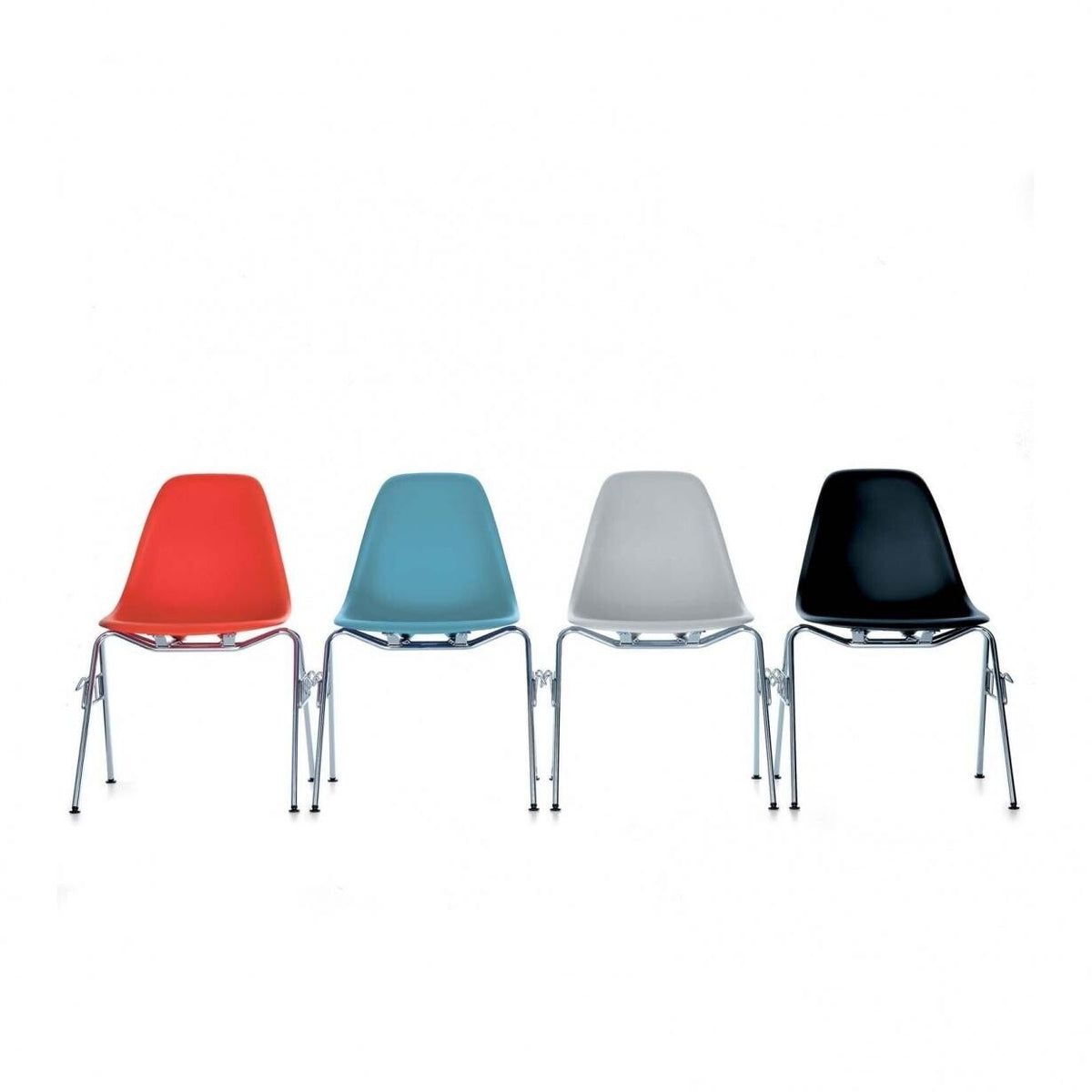 Vitra Eames Plastic Side Chair DSS RE Gestell verchromt