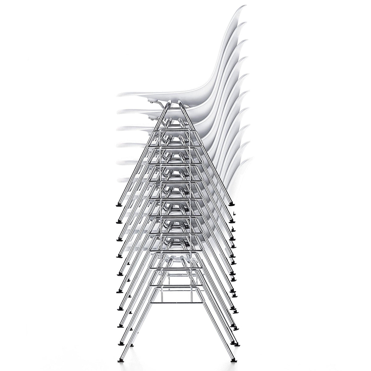 Vitra Eames Plastic Side Chair DSS RE Gestell verchromt