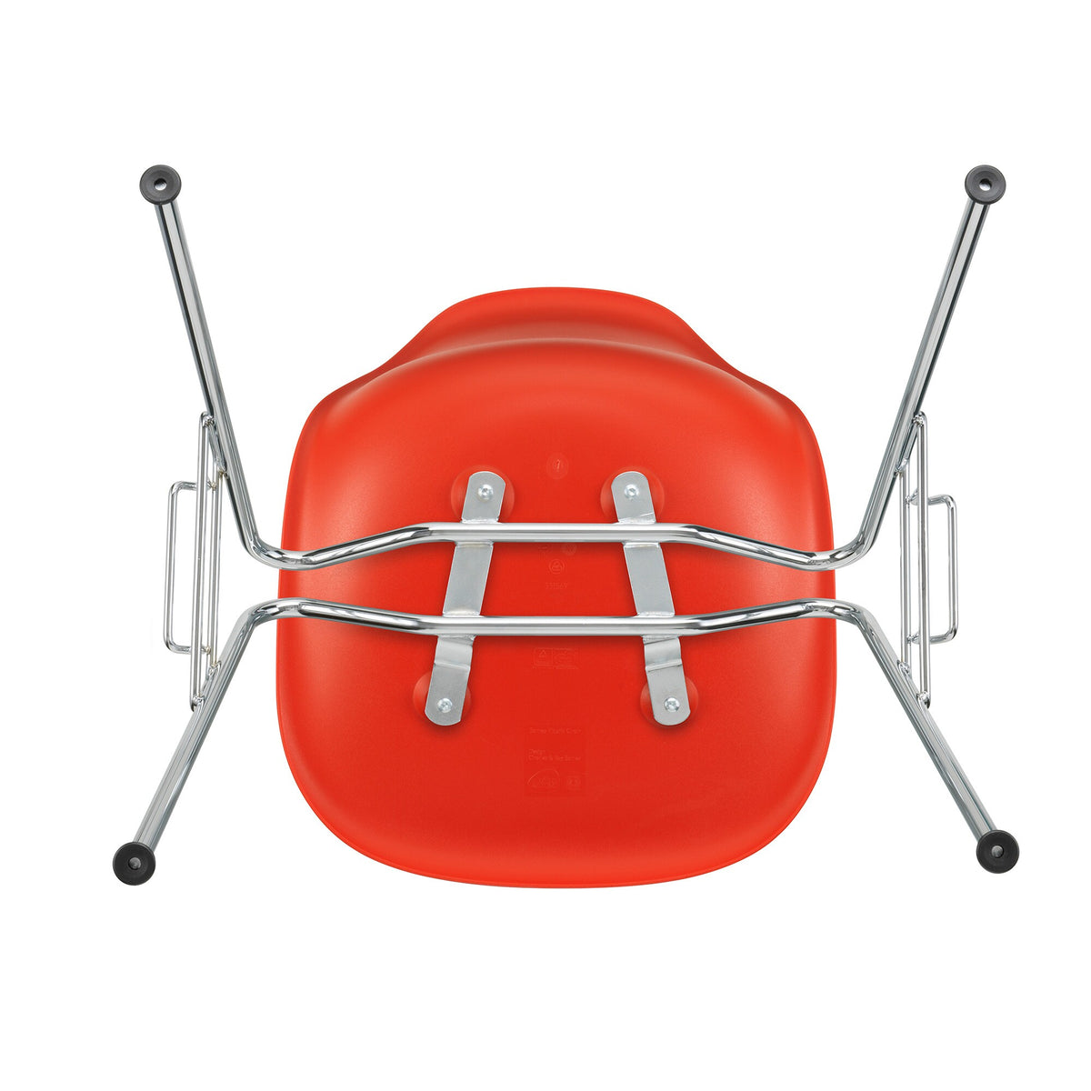 Vitra Eames Plastic Side Chair DSS RE Gestell verchromt