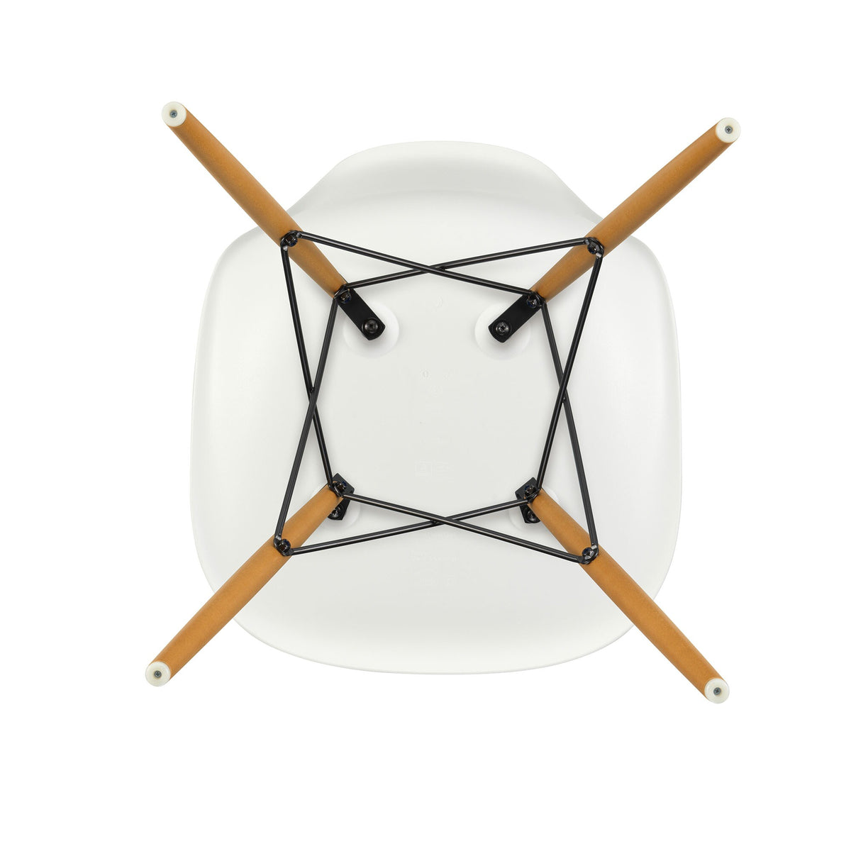 Vitra Eames Plastic Side Chair DSW Ahorn gelblich