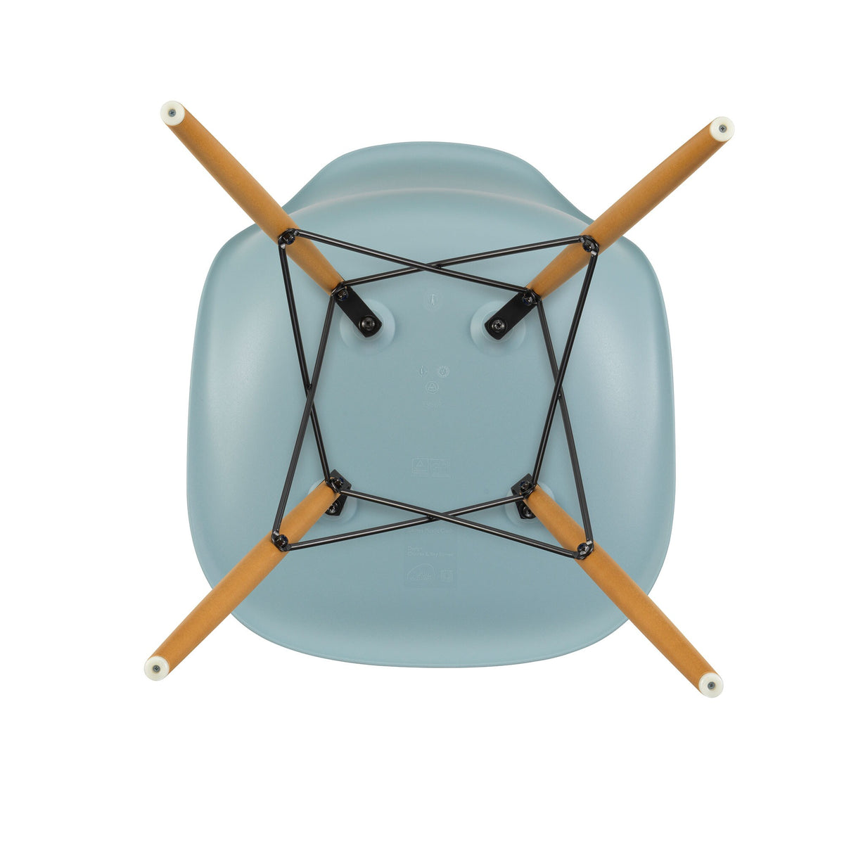 Vitra Eames Plastic Side Chair DSW RE Ahorn gelblich