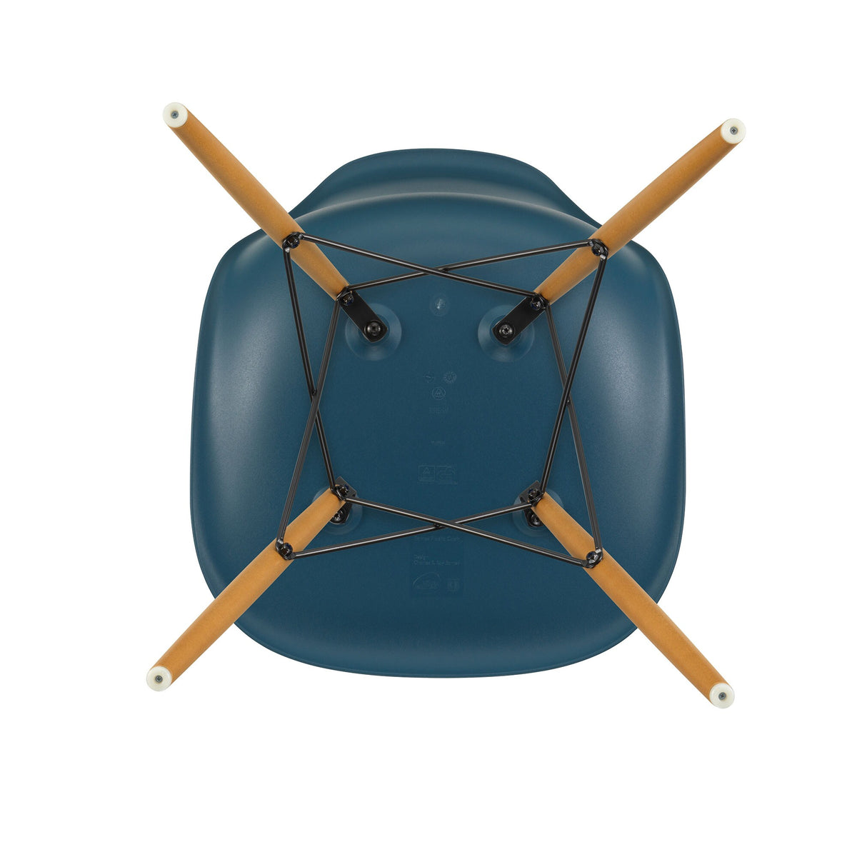 Vitra Eames Plastic Side Chair DSW RE Ahorn gelblich