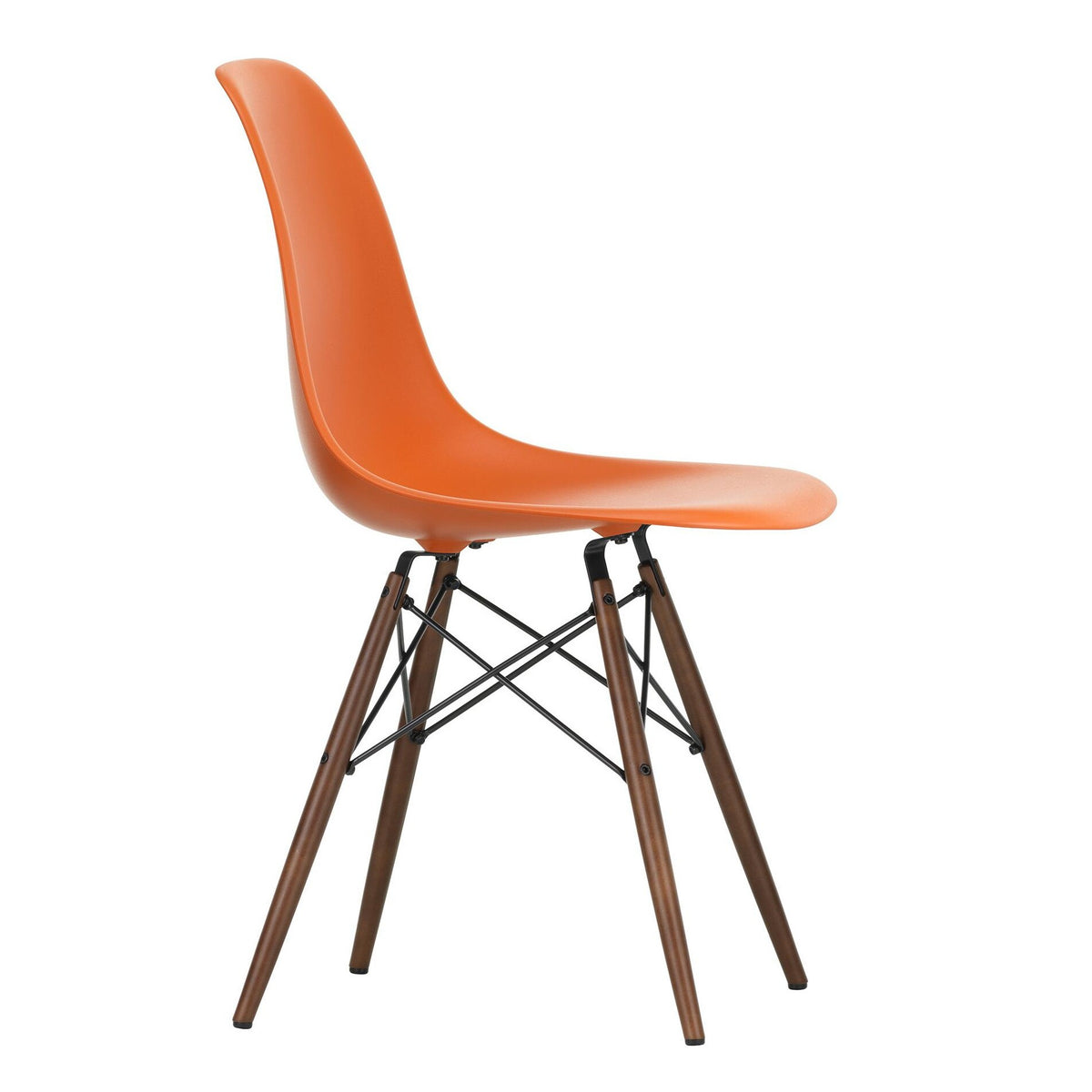 Vitra Eames Plastic Side Chair DSW RE Ahorn dunkel
