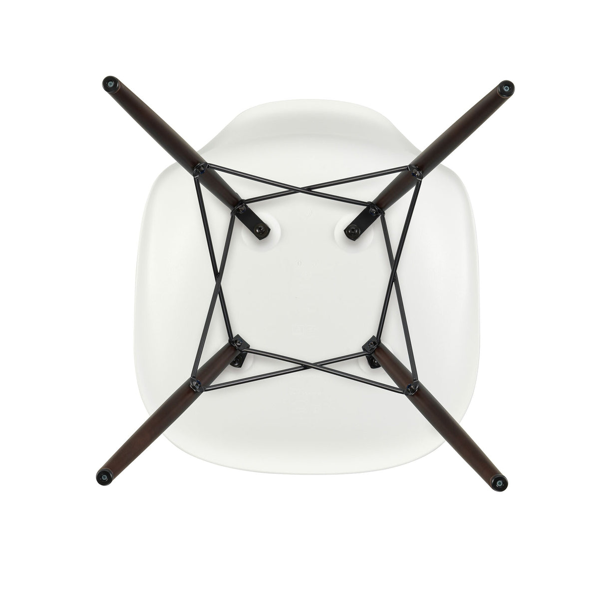 Vitra Eames Plastic Side Chair DSW Ahorn dunkel