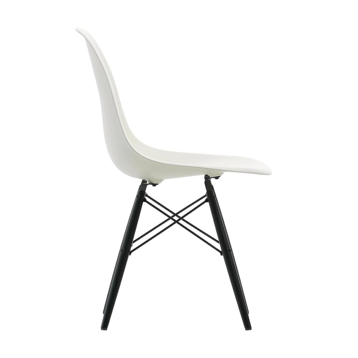 Vitra Eames Plastic Side Chair DSW Ahorn schwarz
