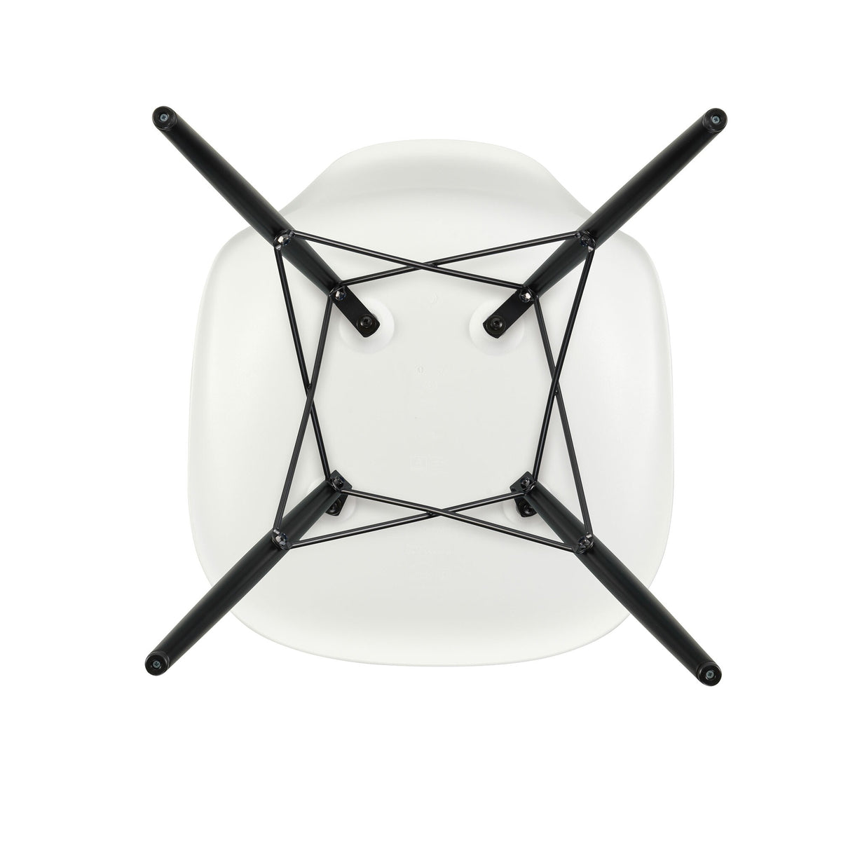 Vitra Eames Plastic Side Chair DSW Ahorn schwarz