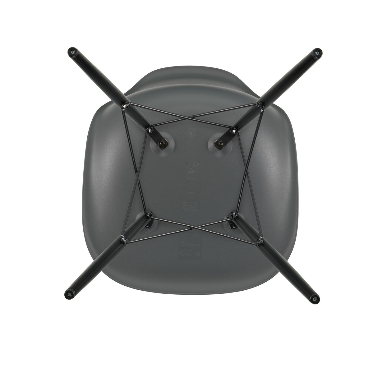 Vitra Eames Plastic Side Chair DSW RE Ahorn schwarz