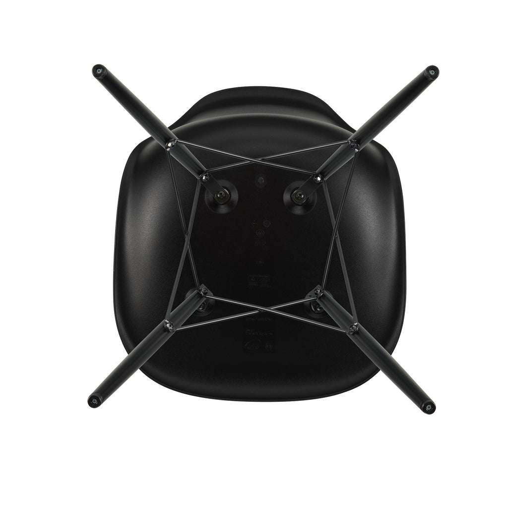 Vitra Eames Plastic Side Chair DSW RE Ahorn schwarz