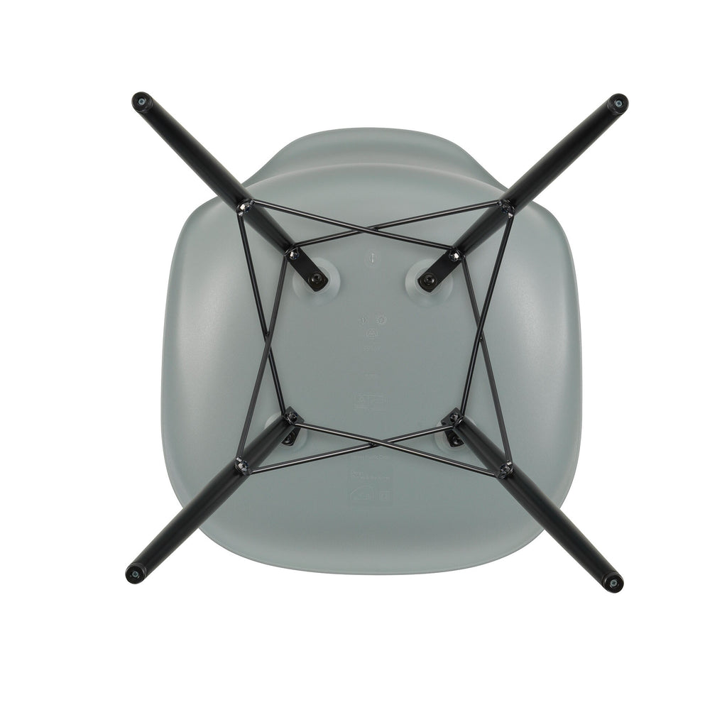 Vitra Eames Plastic Side Chair DSW RE Ahorn schwarz