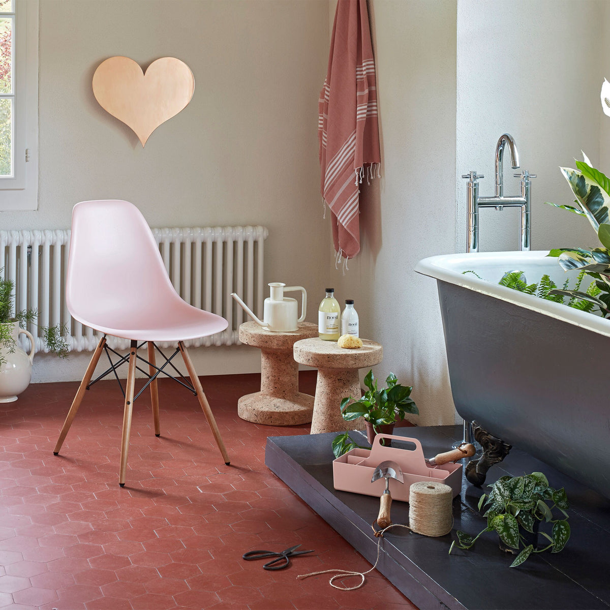 Vitra Eames Plastic Side Chair DSW Gestell Esche