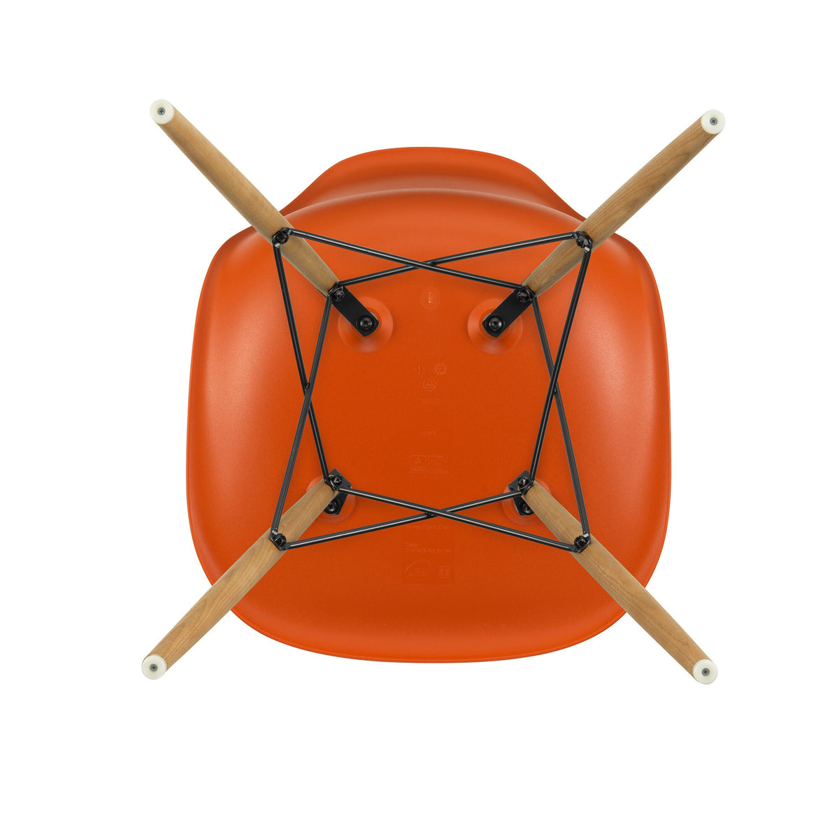 Vitra Eames Plastic Side Chair DSW RE Gestell Esche