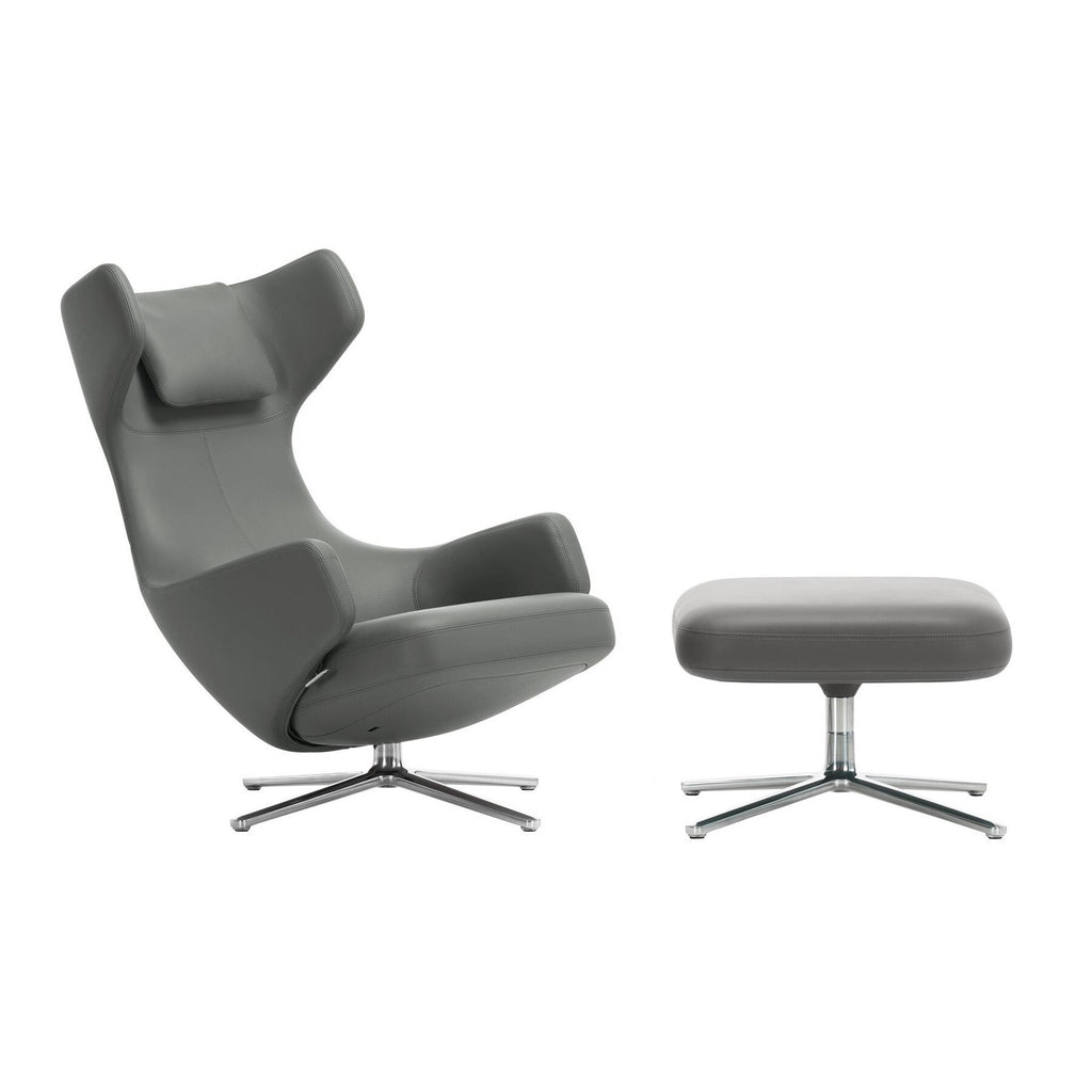 Vitra Grand Repos Sessel & Ottoman Leder