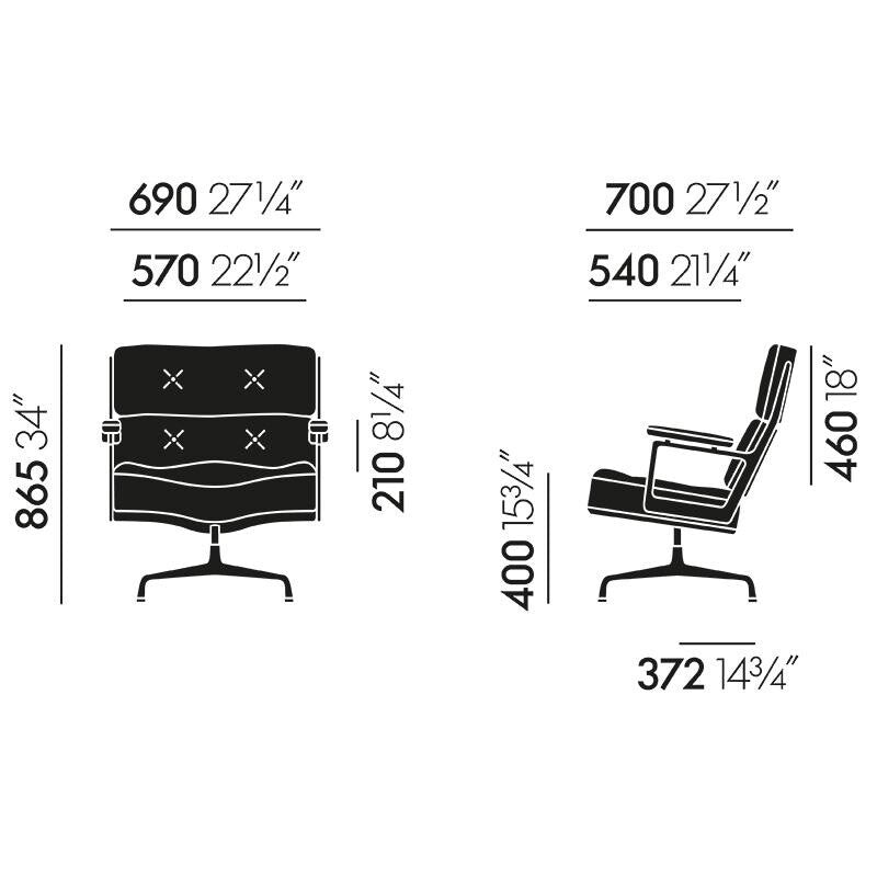 Vitra Lobby Chair ES 108 Konferenzstuhl