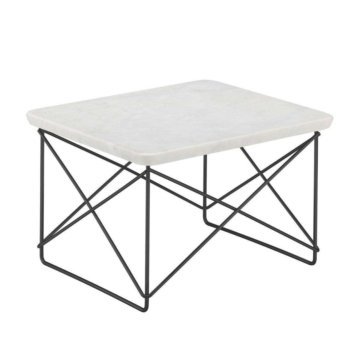 Vitra Occasional Table LTR Beistelltisch Marmor Gestell schwarz