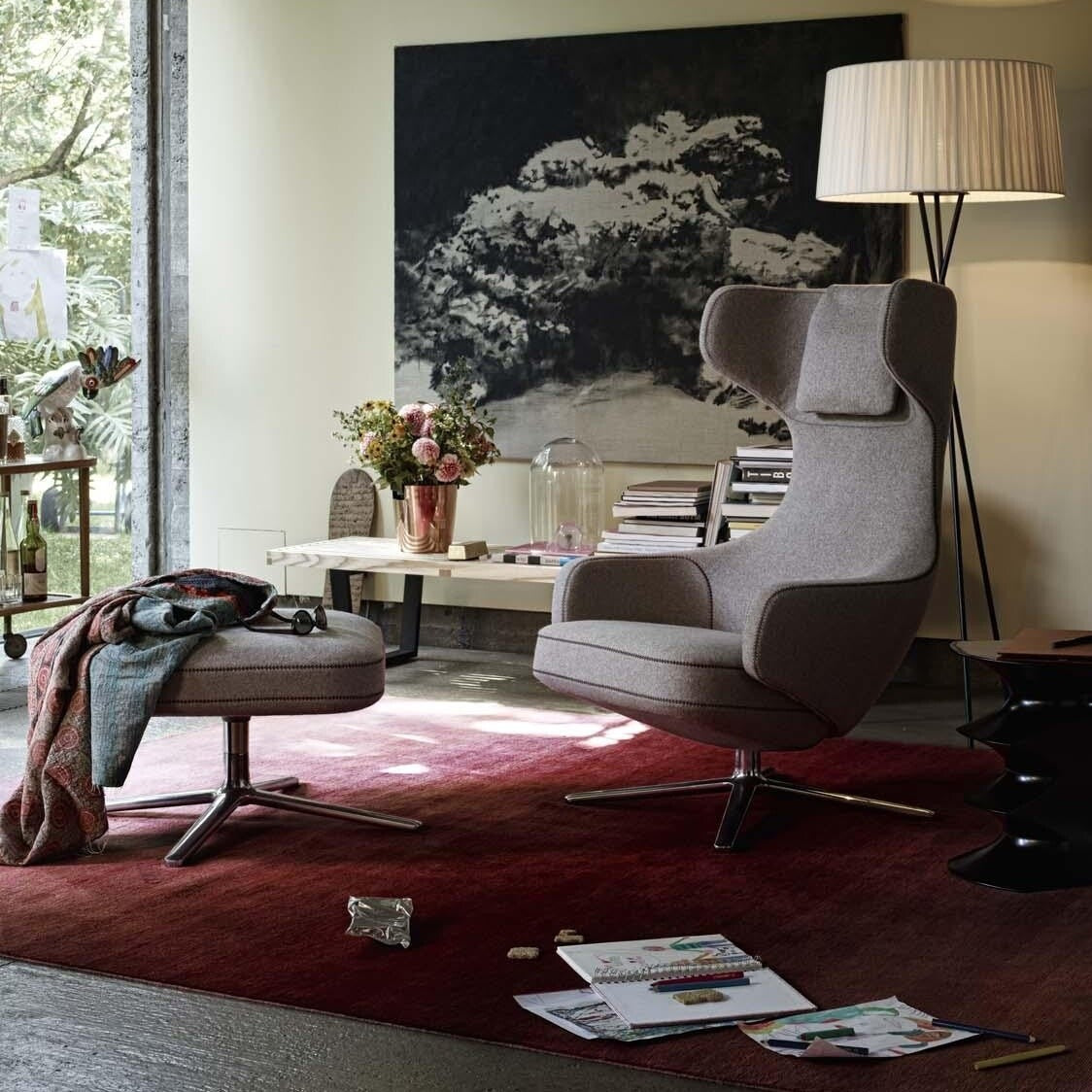Vitra Repos Ottoman 62x62x40cm