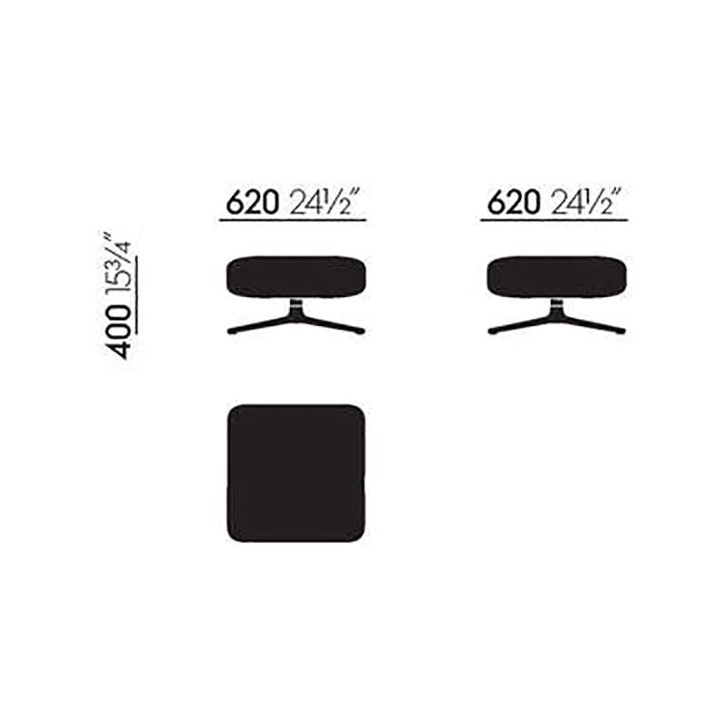 Vitra Repos Sessel & Ottoman