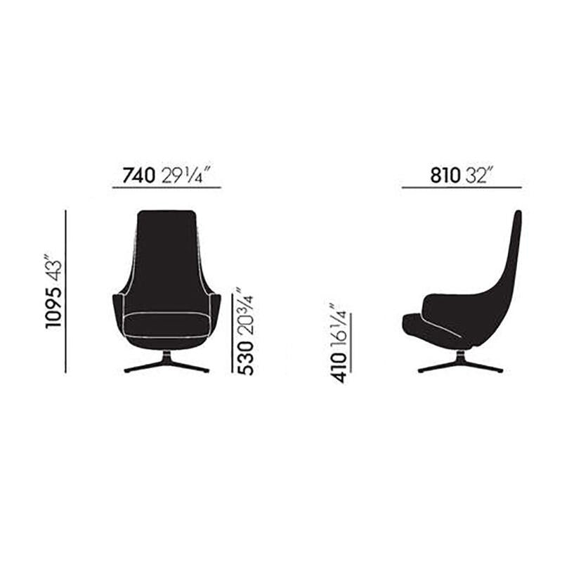 Vitra Repos Sessel & Ottoman