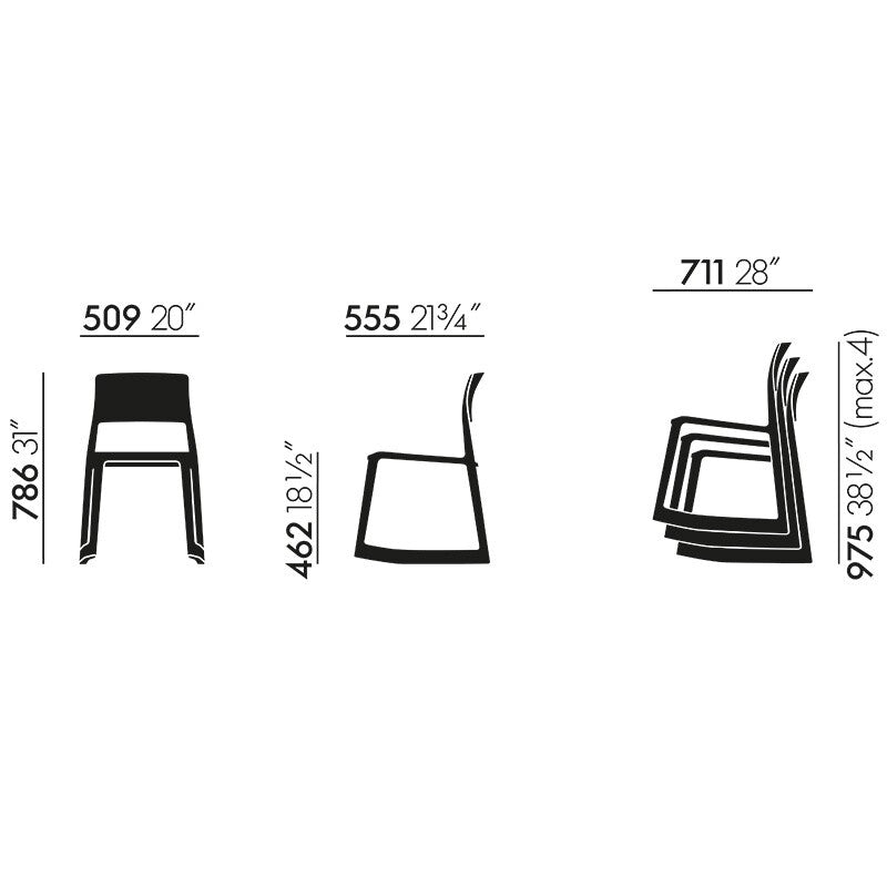 Vitra Tip Ton RE Schaukelstuhl