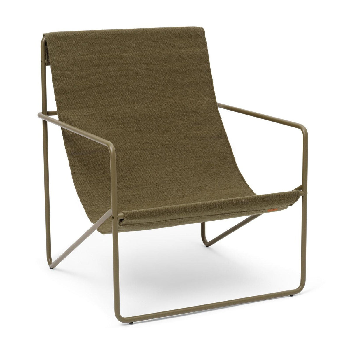 Ferm Living Desert Loungestuhl Gestell Olive