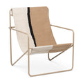 Ferm Living Desert Loungestuhl Gestell kaschmir