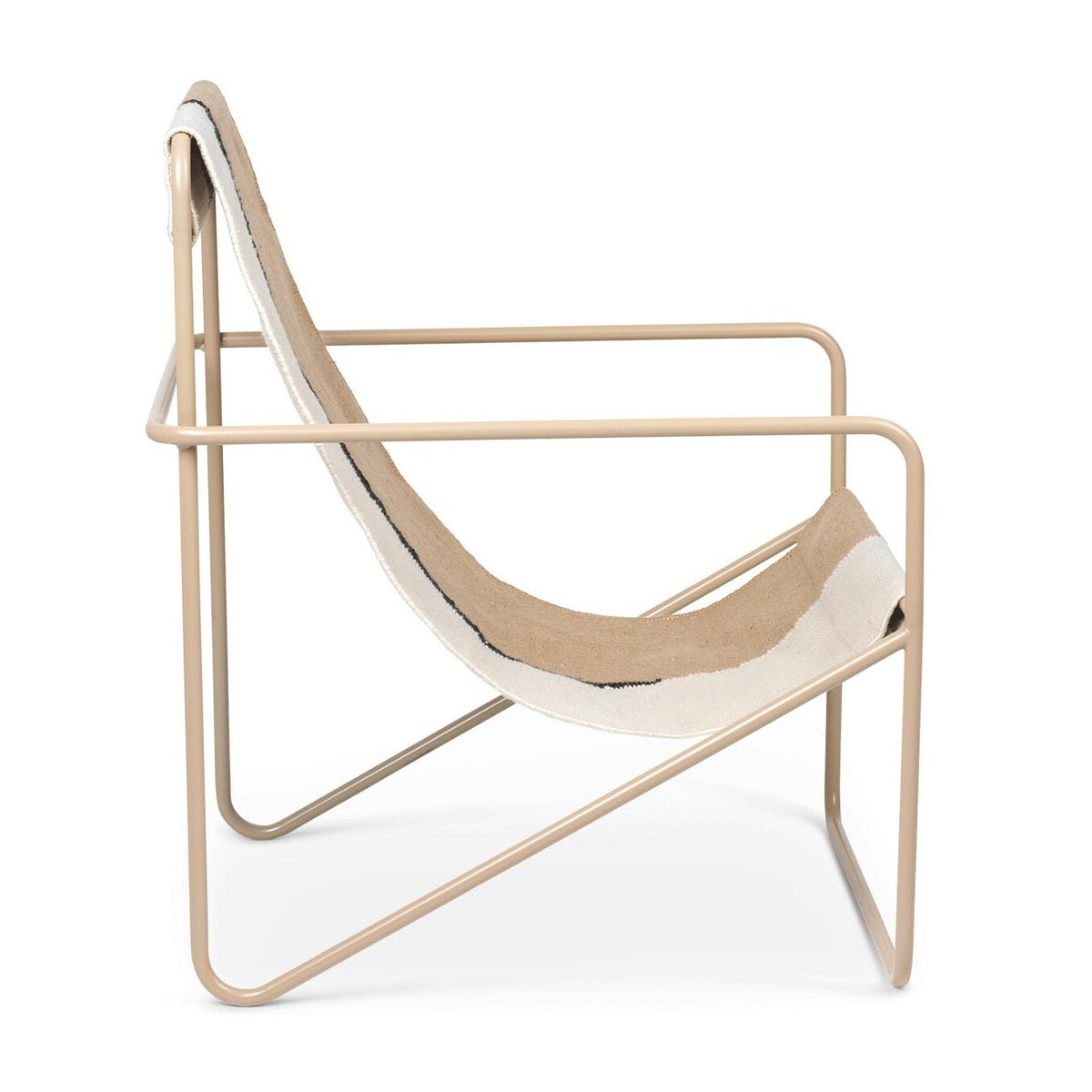 Ferm Living Desert Loungestuhl Gestell kaschmir