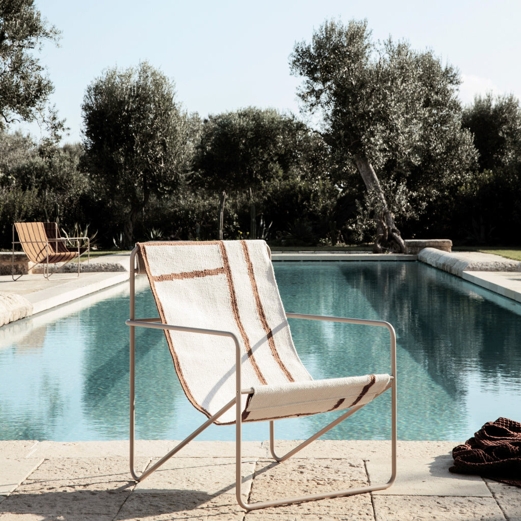 Ferm Living Desert Loungestuhl Gestell kaschmir