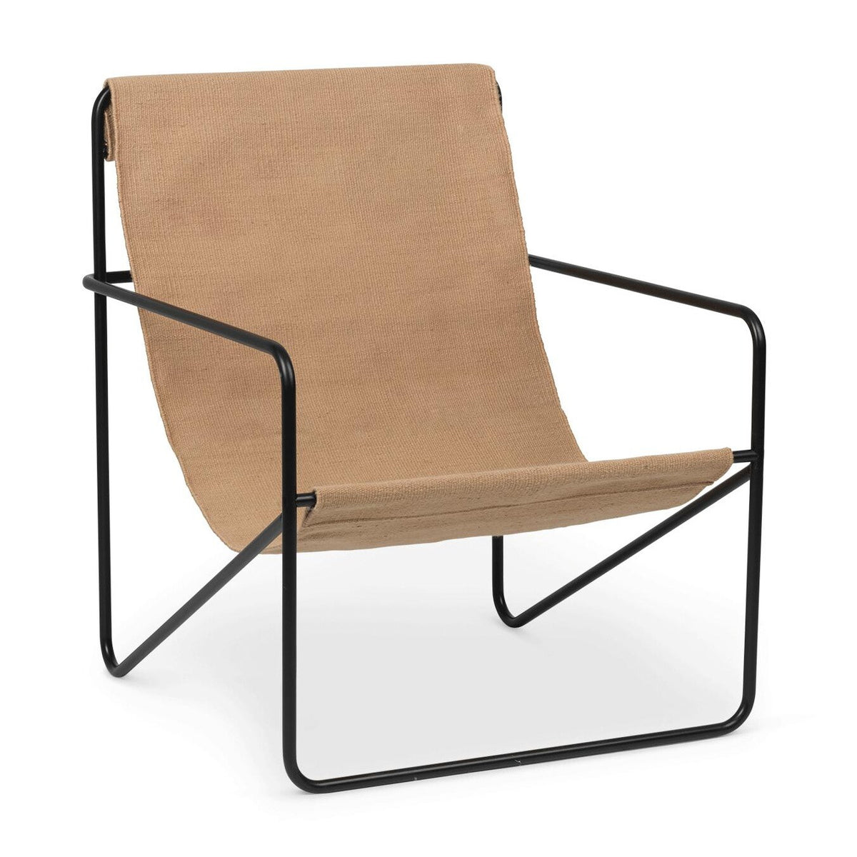 Ferm Living Desert Loungestuhl Gestell schwarz