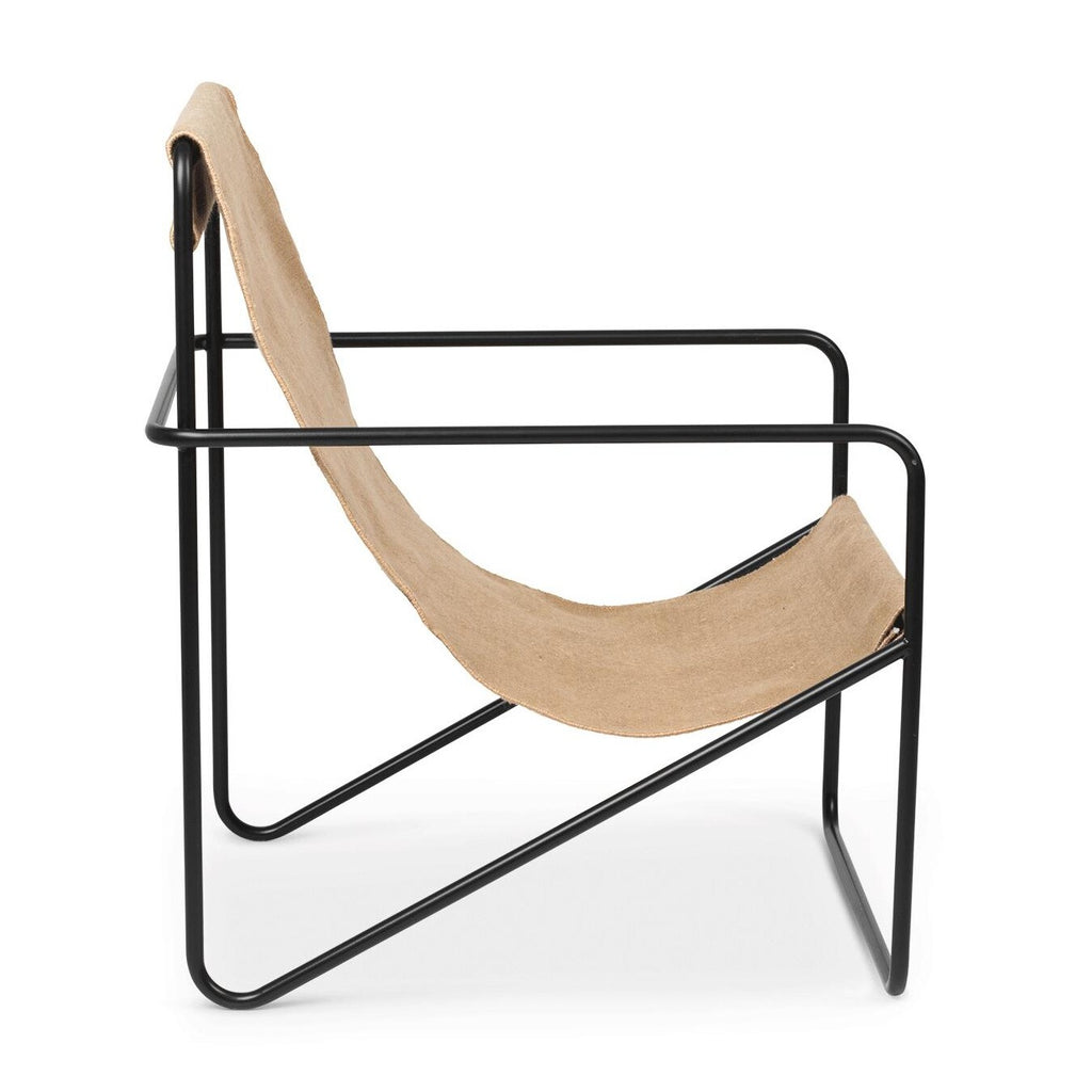 Ferm Living Desert Loungestuhl Gestell schwarz