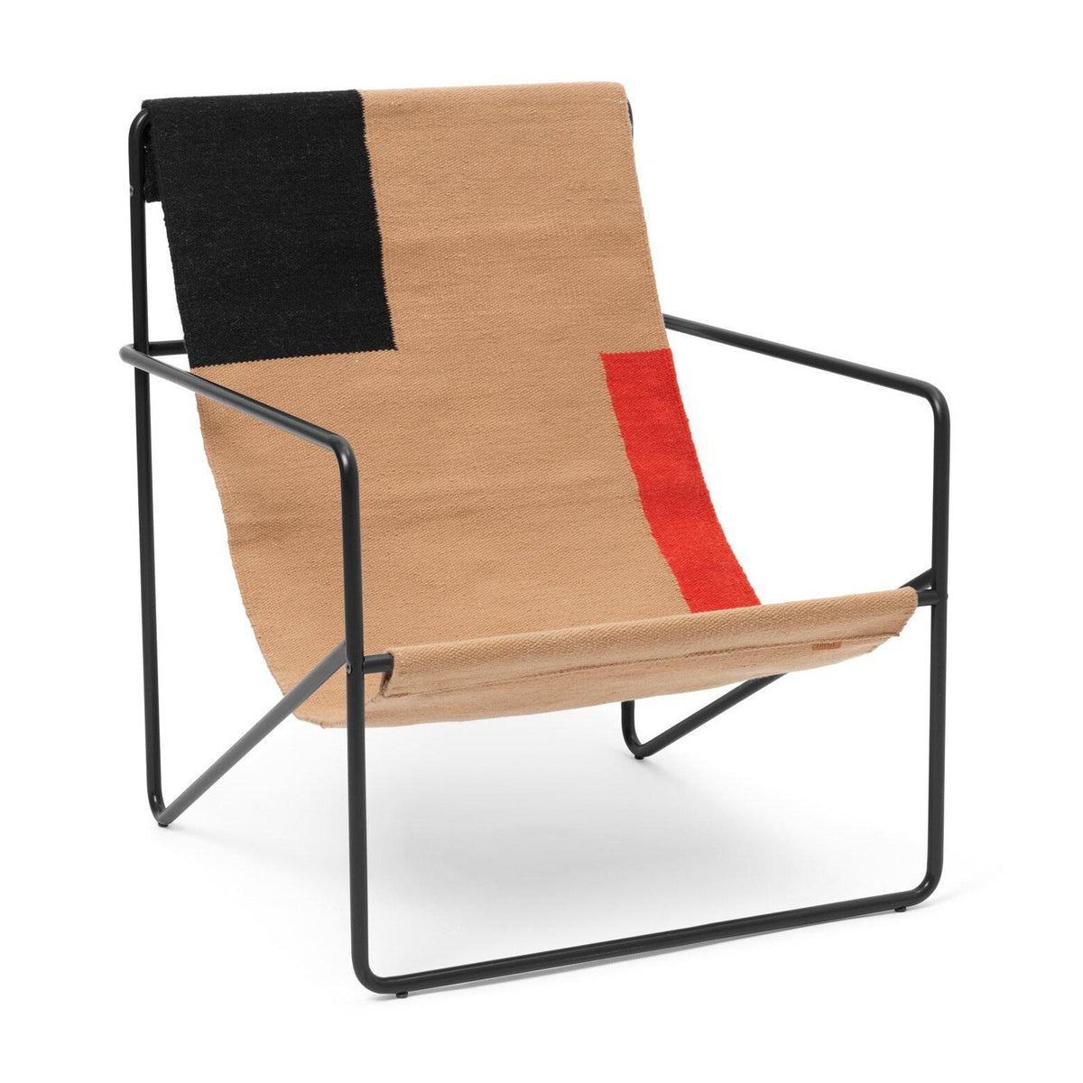 Ferm Living Desert Loungestuhl Gestell schwarz