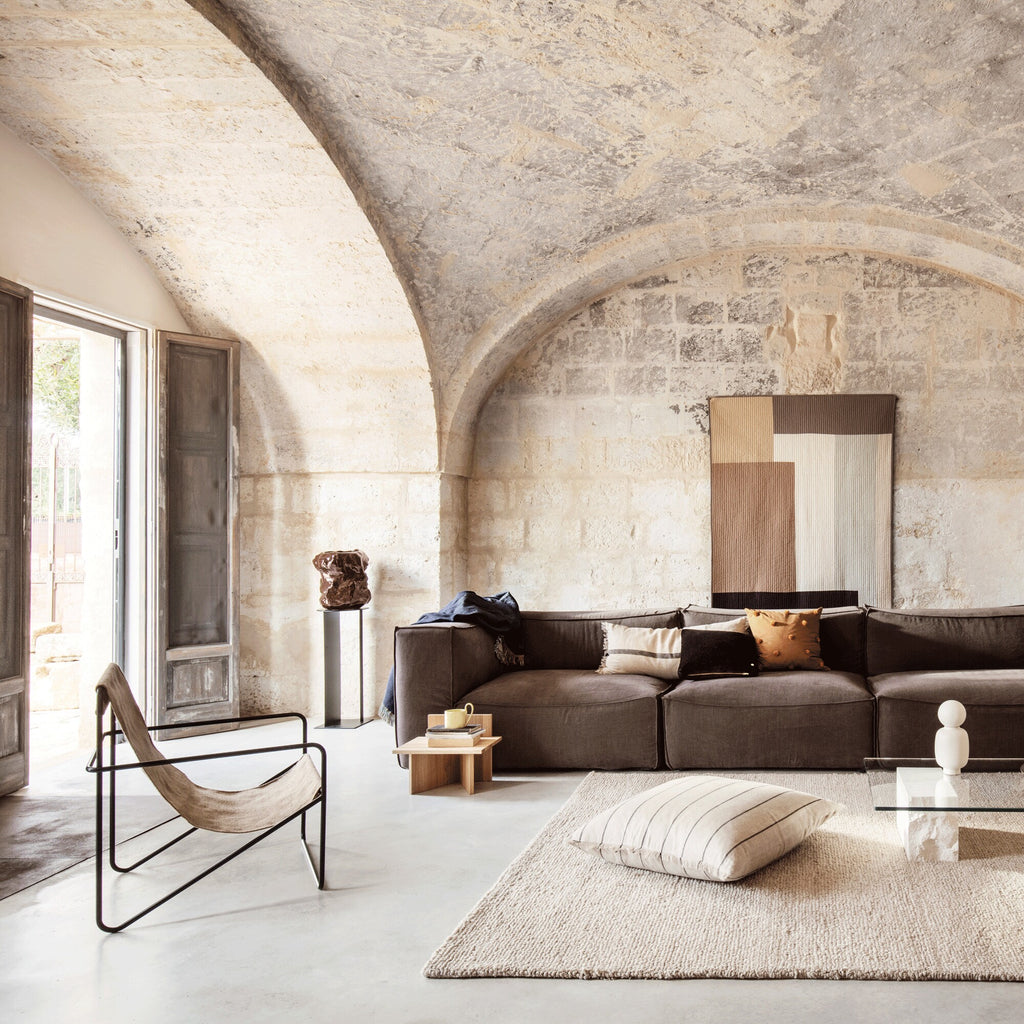 Ferm Living Desert Loungestuhl Gestell schwarz