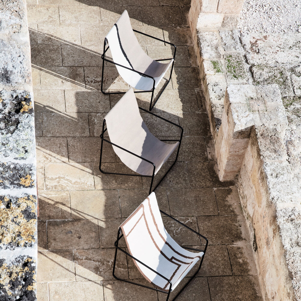 Ferm Living Desert Loungestuhl Gestell schwarz