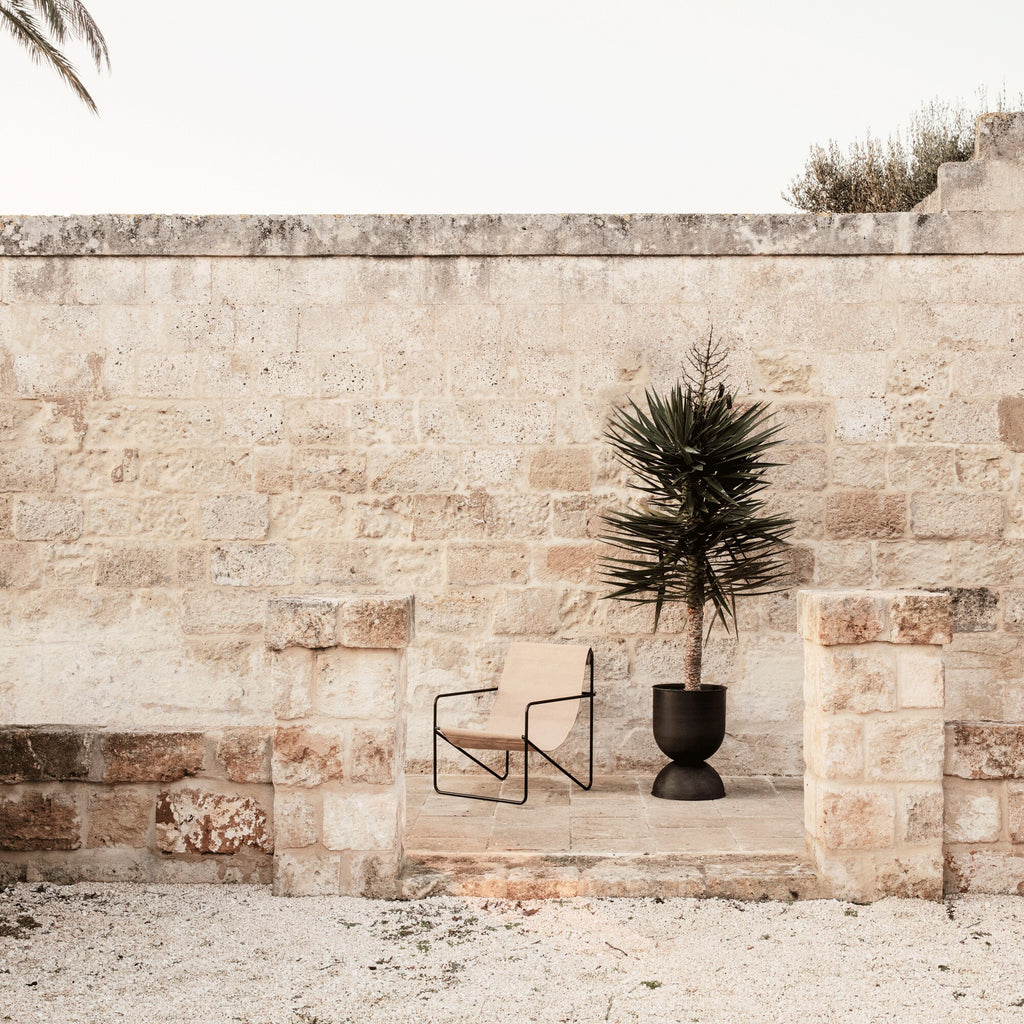 Ferm Living Desert Loungestuhl Gestell schwarz