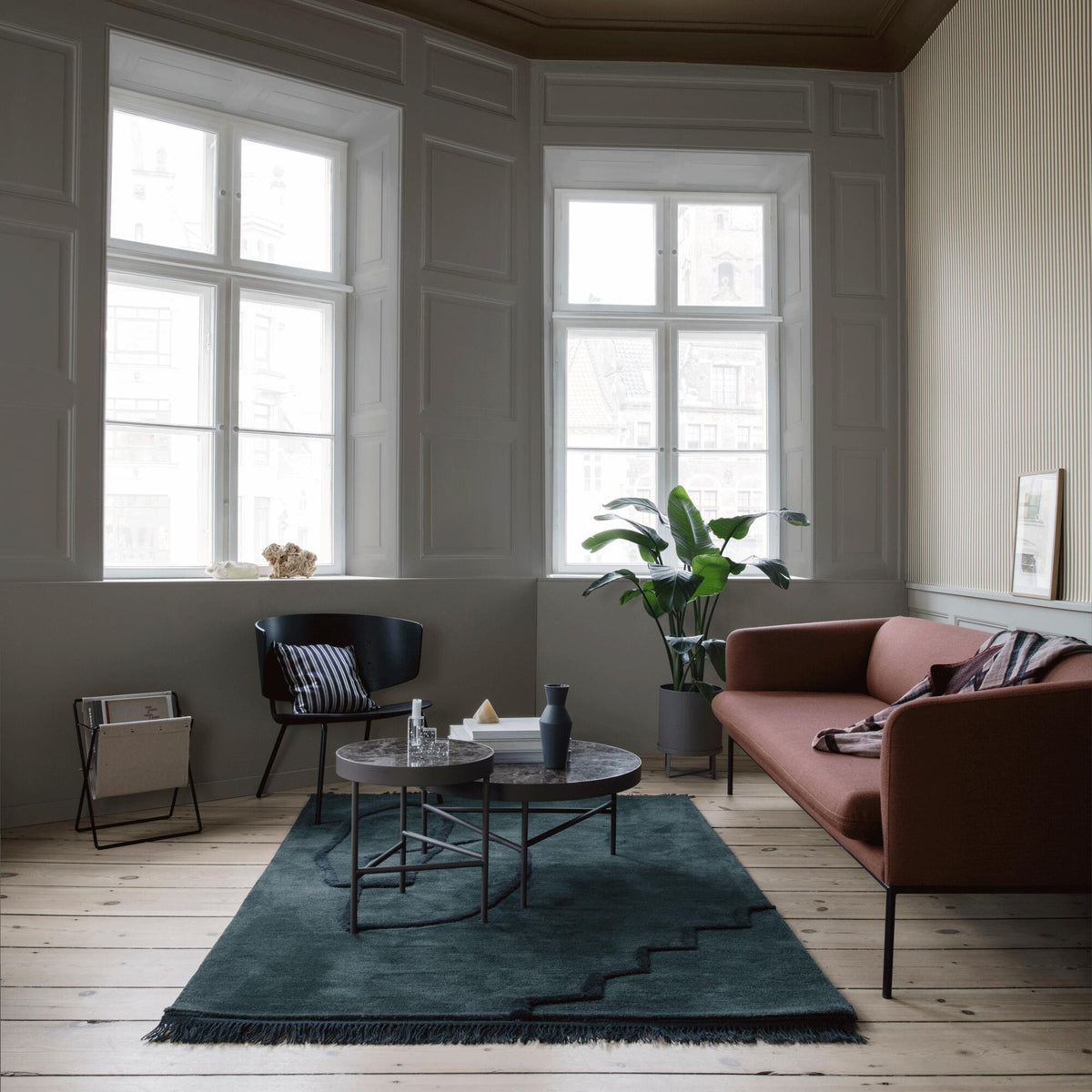 Ferm Living Marble Couchtisch groß