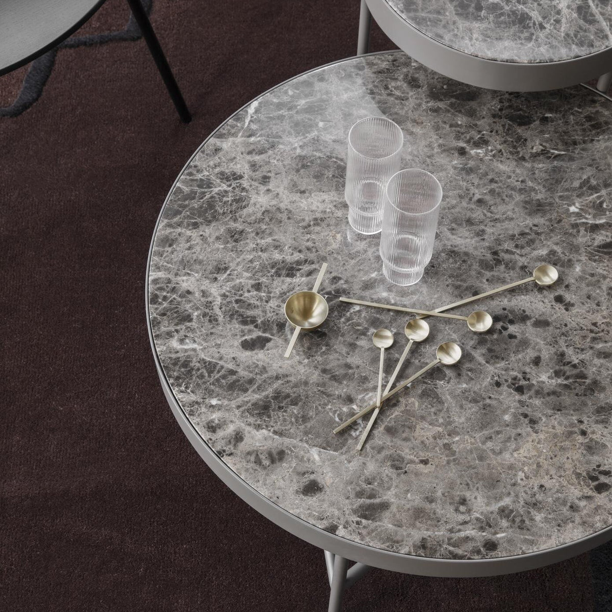 Ferm Living Marble Couchtisch medium