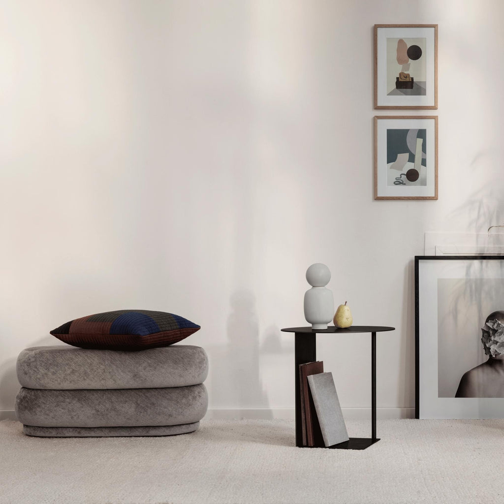 Ferm Living Pouf Oval mit 2 Ebenen