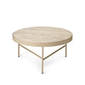 Ferm Living Travertine Couchtisch groß