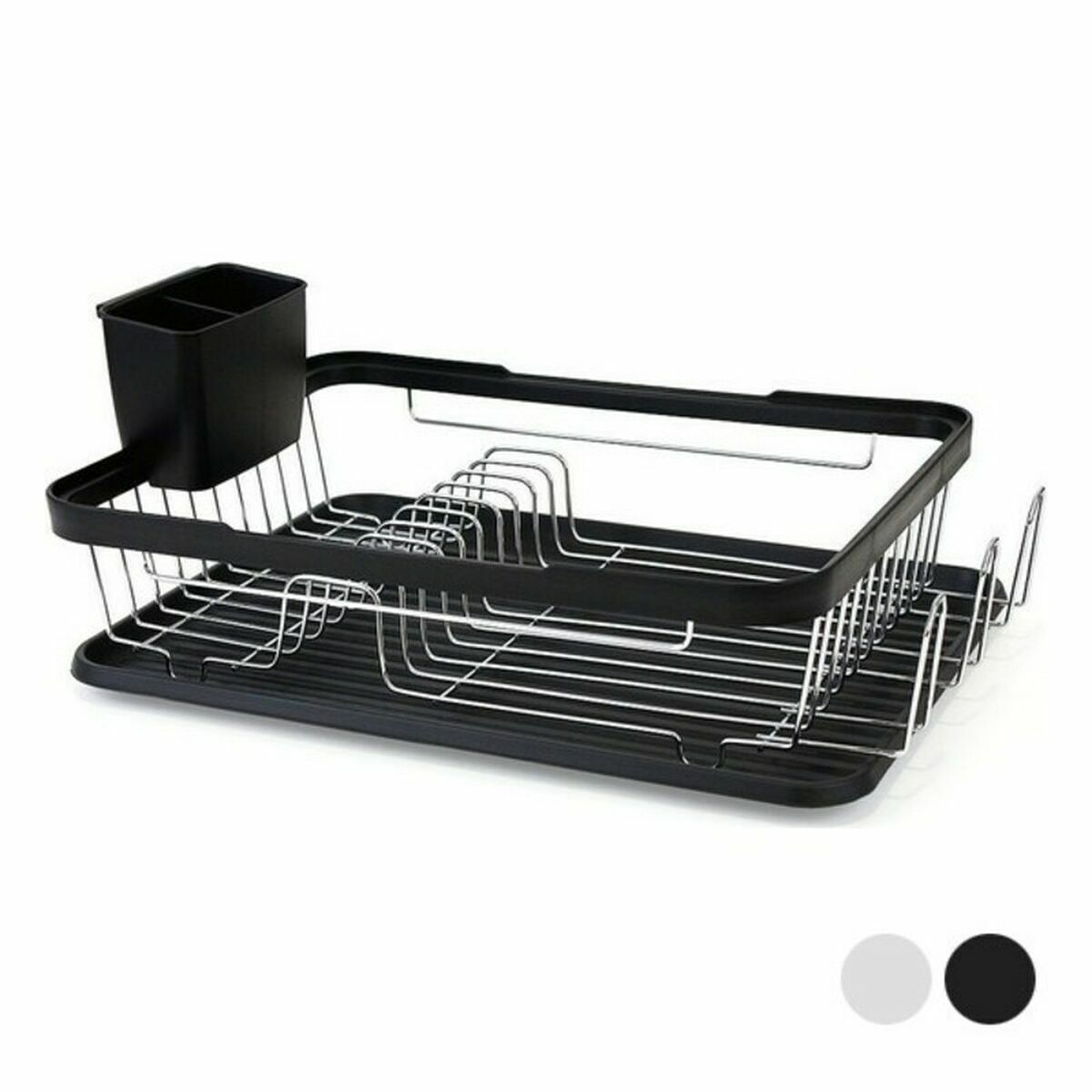 Escurridor para fregadero con bandeja, multicolor