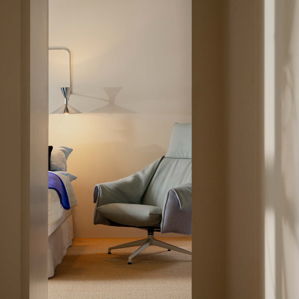 Vitra Bascule Highback & Ottoman drehbar Sessel