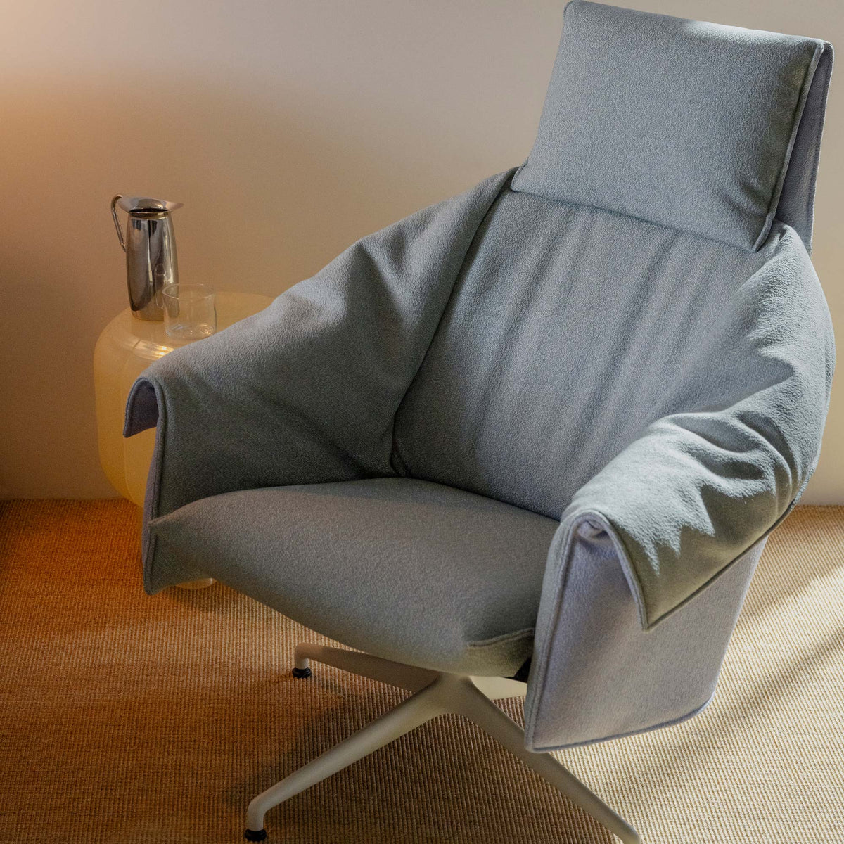 Vitra Bascule Highback & Ottoman drehbar Sessel