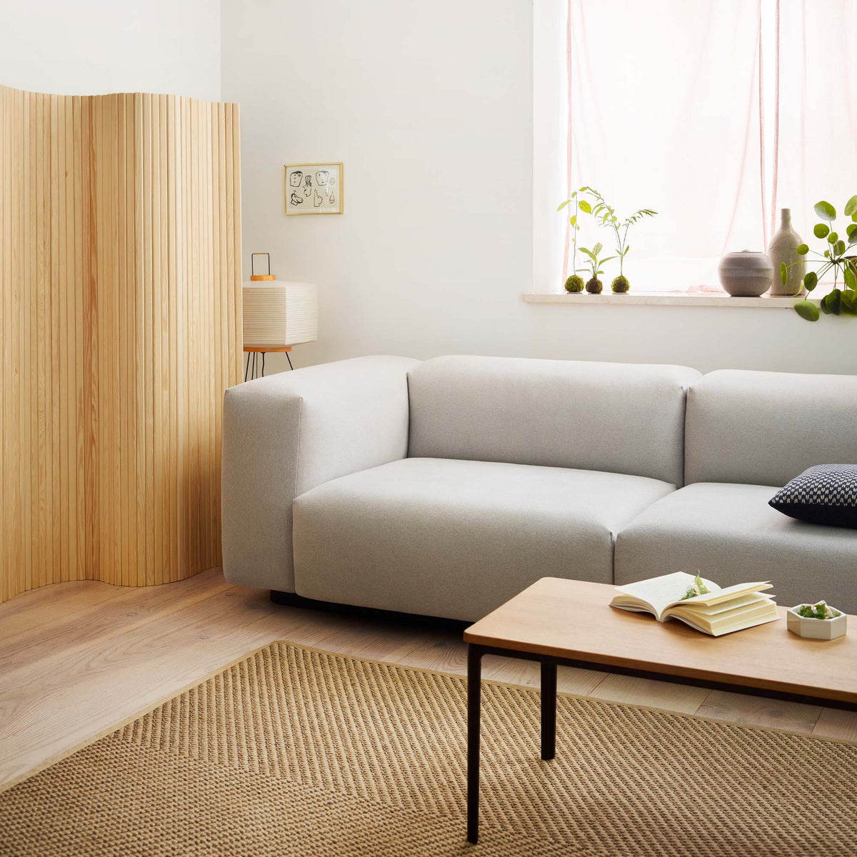 Vitra Soft Modular Dreisitzer Sofa