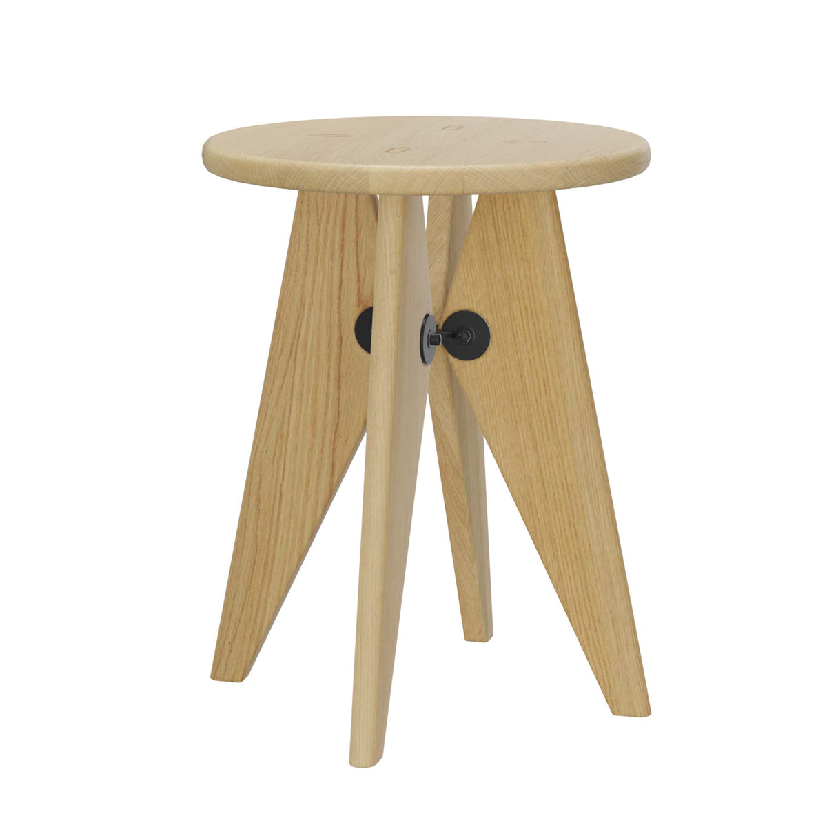 Vitra Tabouret Bois Solvay Hocker